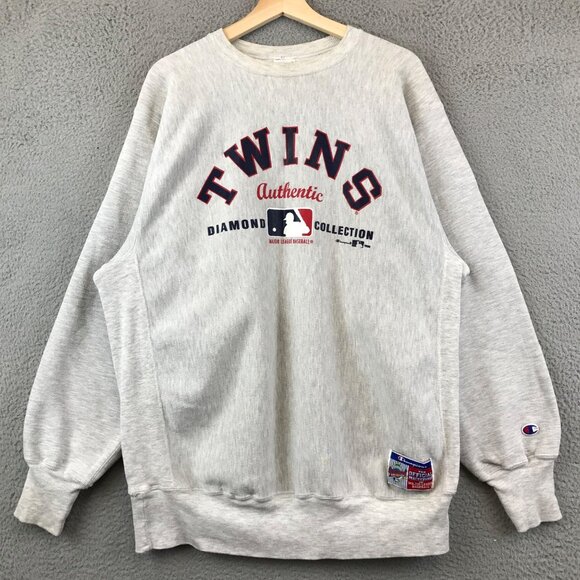 Vintage 90’s Champion Reverse Weave MLB Minnesota Twins Baseball Crewneck Size X